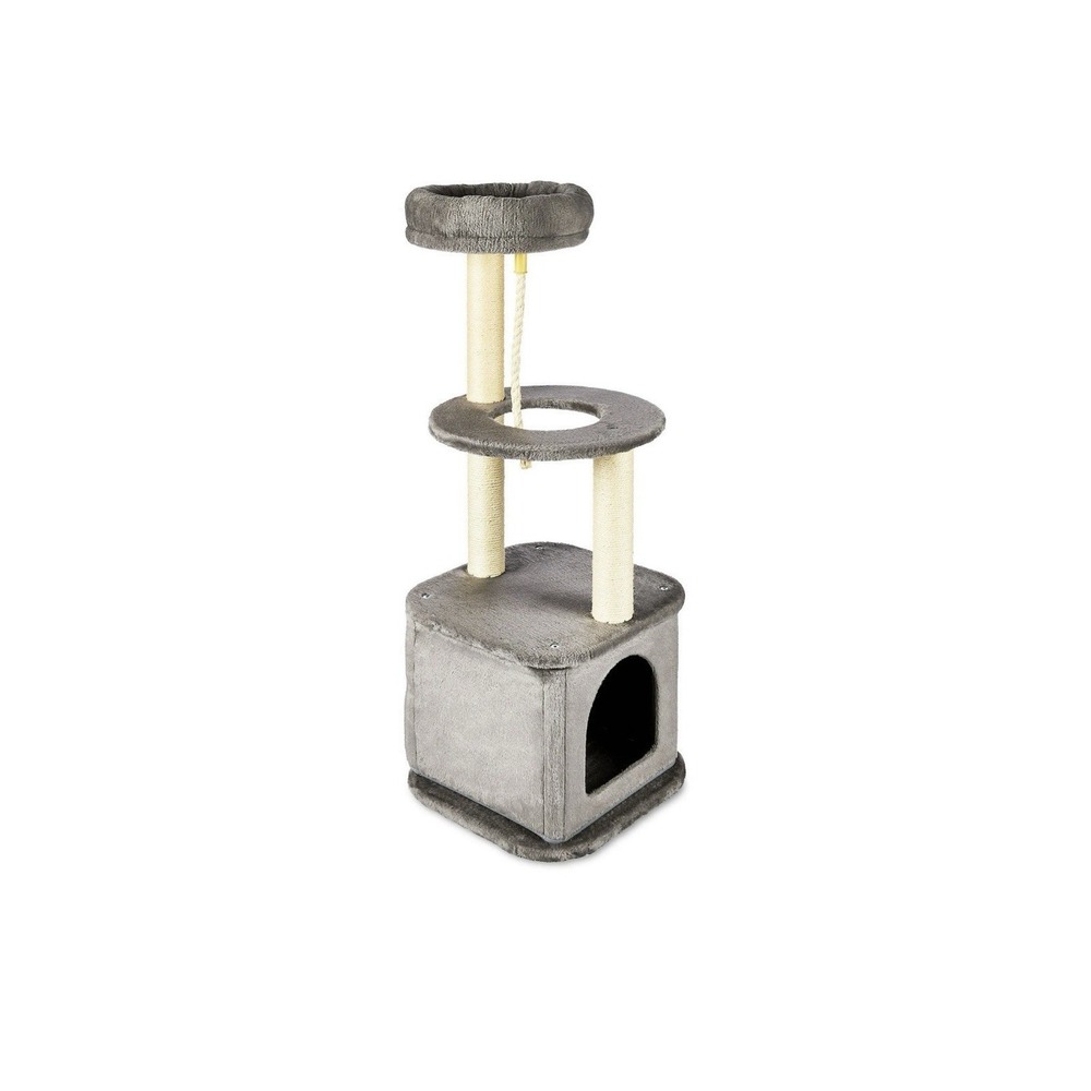 Vibrant Life 1129601 39.4" High 4 Level Cat Tree Tower With Condo & Sisal Post,